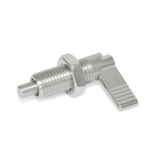 GN-721.5-Stainless-Steel-Cam-action-indexing-plungers-without-locking-function-LAK-Left-hand-lock-with-lock-nut