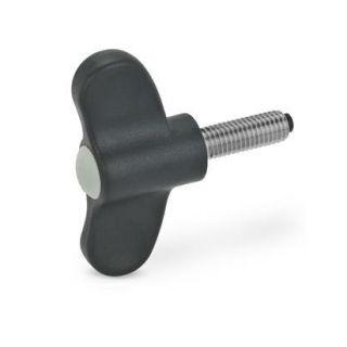 GN-633.10-Wing-screws-with-plastic-pivot-DGR-Gray-RAL-7035-matte-finish