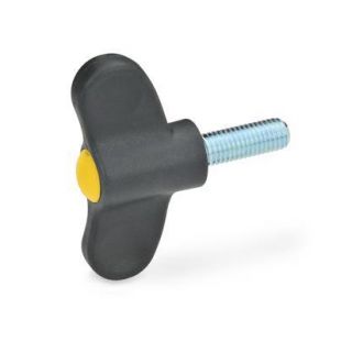 GN-633-Wing-screws-Plastic-DGB-Yellow-RAL-1021-matte-finish