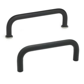 GN-425-Cabinet-U-handles-Aluminum-Aluminum-SW-Black-RAL-9005-textured-finish