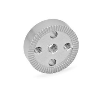 GN-187.4-Serrated-locking-plates-Stainless-Steel-With-tapped-hole-dsub3sub-in-the-center-with-two-tapped-mounting-holes