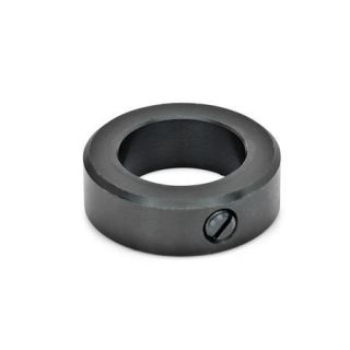 GN-705-Shaft-collars-blackened-Grub-screw-with-slot-ISO-7434-DIN-553