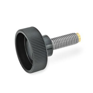 GN-421.10-Knurled-screws-with-brass-plastic-pivot-Brass