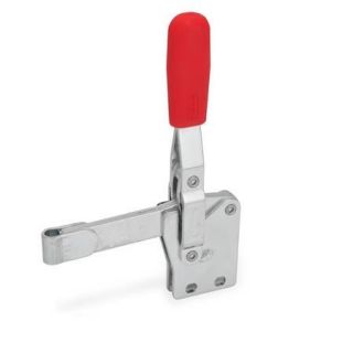 GN-810.1-Toggle-Clamps-Steel-Operating-Lever-Vertical-with-Vertical-Mounting-Base-Solid-clamping-arm-with-clasp-for-welding