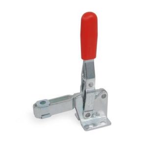 GN-810-Toggle-clamps-operating-lever-vertical-with-horizontal-mounting-base-Forked-clamping-arm-with-two-flanged-washers