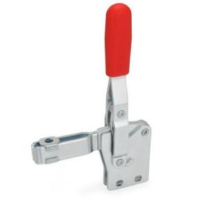 GN-810.1-Toggle-clamps-operating-lever-vertical-with-vertical-mounting-base-Forked-clamping-arm-with-two-flanged-washers