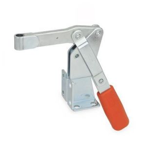 GN-812-Toggle-clamps-operating-lever-vertical-with-dual-flanged-mounting-base-Solid-clamping-arm-with-clasp-for-welding