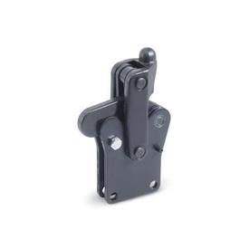 GN-810.12-Knee-Lever-Modules-Steel-to-Screw-On-Mounting-holes-parallel-to-the-handle-pivot-point-thumbnail