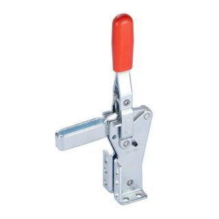 GN-812.1-Toggle-clamps-operating-lever-vertical-with-dual-flanged-mounting-base-Forked-clamping-arm-with-two-flanged-washers