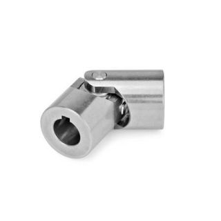 DIN-808-Universal-joints-with-friction-bearing-Stainless-Steel-Stainless-steel-With-keyway-Single-friction-bearing