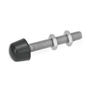 GN-708.1-Clamping-Screws-Stainless-Steel-with-Rubber-Thrust-Pad-Stainless-steel-Rounded-pressure-area