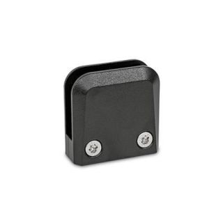 GN-939-Panel-Support-Clamps-Zinc-Die-Casting-for-Glass-and-Plastic-Panels-Surface-clamp-with-securing-pin-SW-Black-RAL-9005-textured-finish