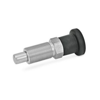 GN-817-Stainless-Steel-Indexing-plungers-Plastic-knob-Without-rest-position-without-lock-nut-Stainless-steel