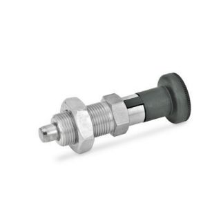 GN-617.1-Indexing-plungers-with-rest-position-Stainless-Steel-Plastic-knob-Stainless-steel-With-lock-nut