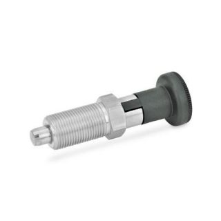 GN-617.1-Indexing-plungers-with-rest-position-Stainless-Steel-Plastic-knob-Stainless-steel-Without-lock-nut