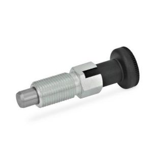 GN-717-Indexing-plungers-Steel-with-knob-with-and-without-rest-position-With-rest-position-without-lock-nut