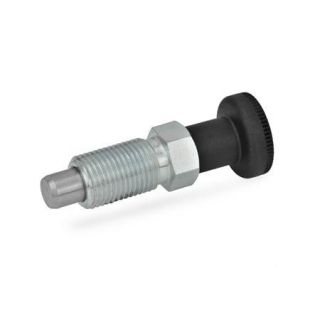 GN-717-Indexing-plungers-Steel-with-knob-with-and-without-rest-position-Without-rest-position-without-lock-nut