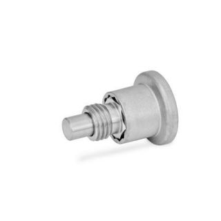 GN-822.7-Stainless-Steel-Mini-indexing-plungers-without-rest-position-with-Stainless-Steel-knob