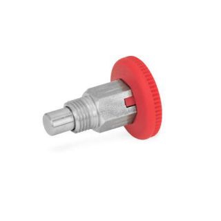 GN-822.1-Mini-indexing-plungers-open-indexing-mechanism-with-red-knob-RT-Red-RAL-3000-Stainless-steel-With-rest-position