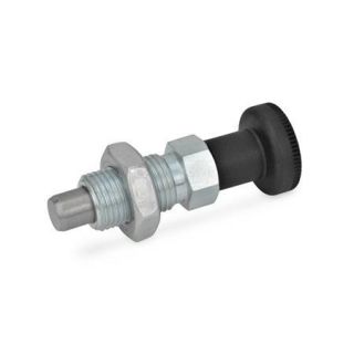 GN-717-Indexing-plungers-Steel-with-knob-with-and-without-rest-position-Without-rest-position-with-lock-nut