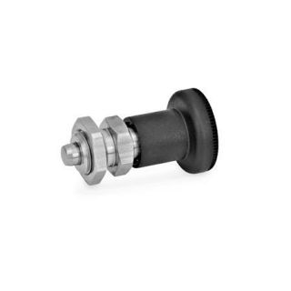 GN-607.1-Indexing-plungers-Stainless-Steel-Plastic-knob-With-lock-nut-Stainless-steel