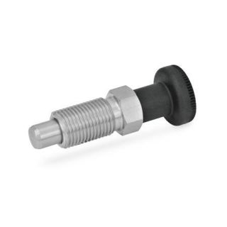 GN-717-Indexing-plungers-Stainless-Steel-with-knob-with-and-without-rest-position-Stainless-steel-Without-rest-position-without-lock-nut