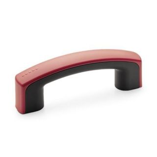 GN-629-Cabinet-U-Handles-Plastic-with-Cover-Cap-DRT-Red-RAL-3000-matte-finish